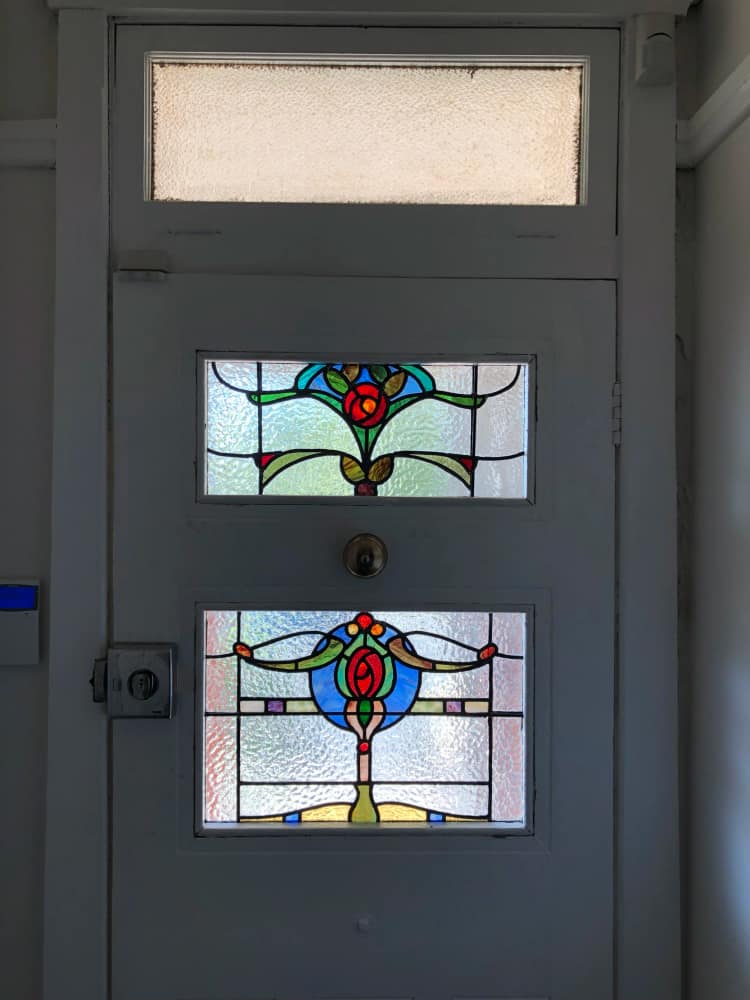 Art Deco leadlight from the studio archive