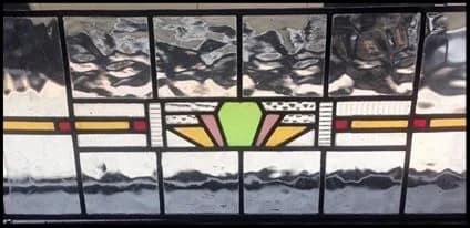 Art Deco leadlight from the studio archive