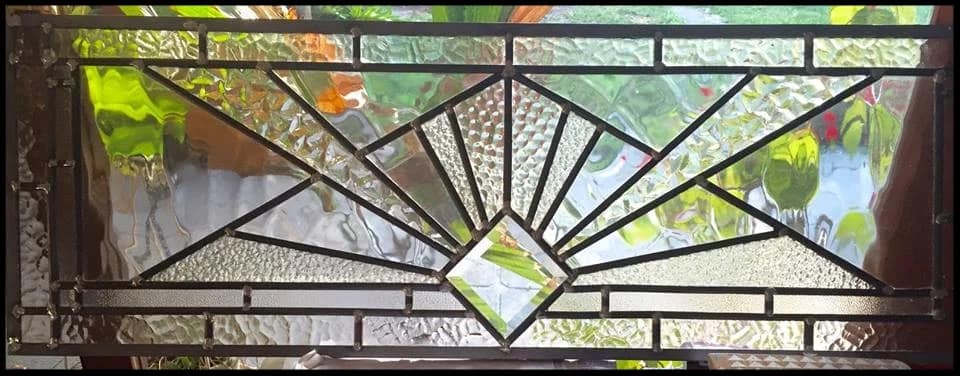 Art Deco leadlight from the studio archive