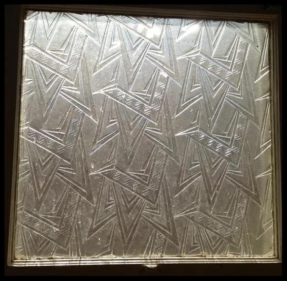 Art Deco leadlight from the studio archive