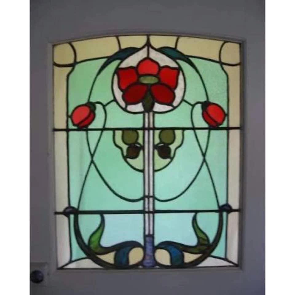 Art Deco leadlight from the studio archive