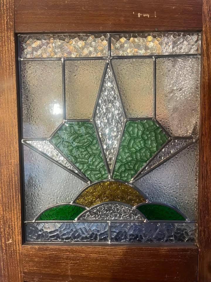 Art Deco leadlight from the studio archive