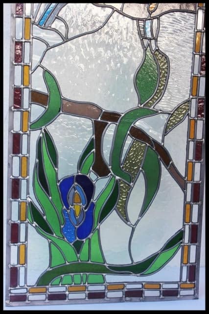 Australian native leadlight from the studio archive