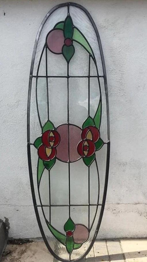 Federation leadlight from the studio archive