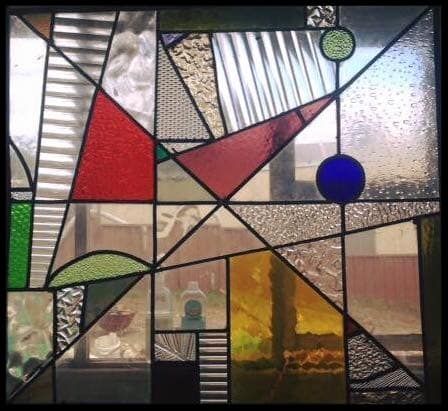 Modern leadlight from the studio archive