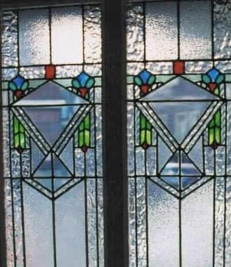 A photograph from the Legacy Stained Glass studio